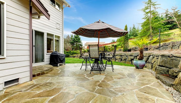 Beautifully Textured and Patterned Concrete Patios in Appleton, Wisconsin area!